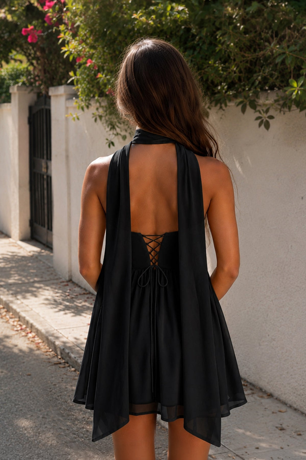 Sweetheart Ruched A-Line Chiffon Homecoming Dress