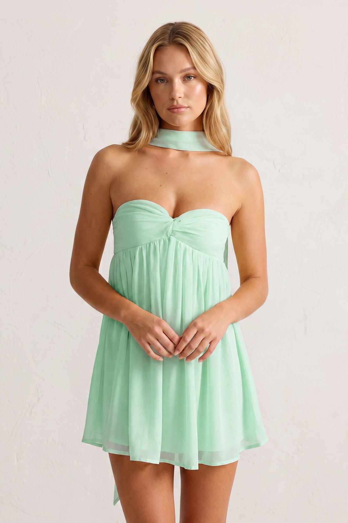 Sweetheart Ruched A-Line Chiffon Homecoming Dress