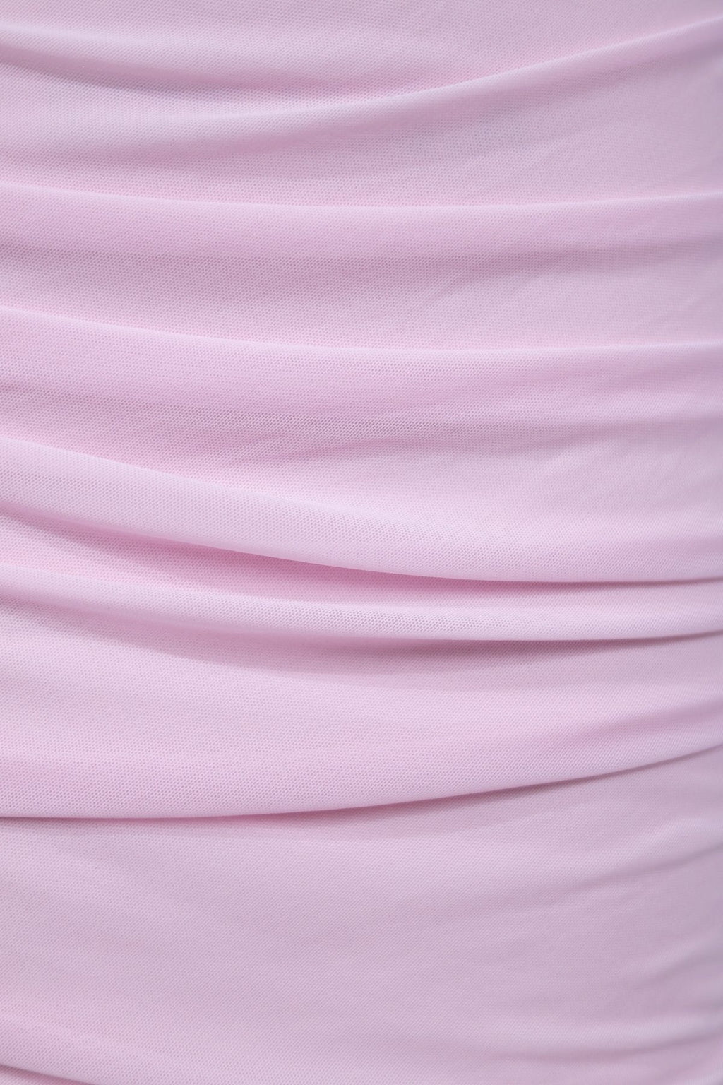 Pink Halter Tulle Sheath Ruched Homecoming Dress With Lace-Up Back